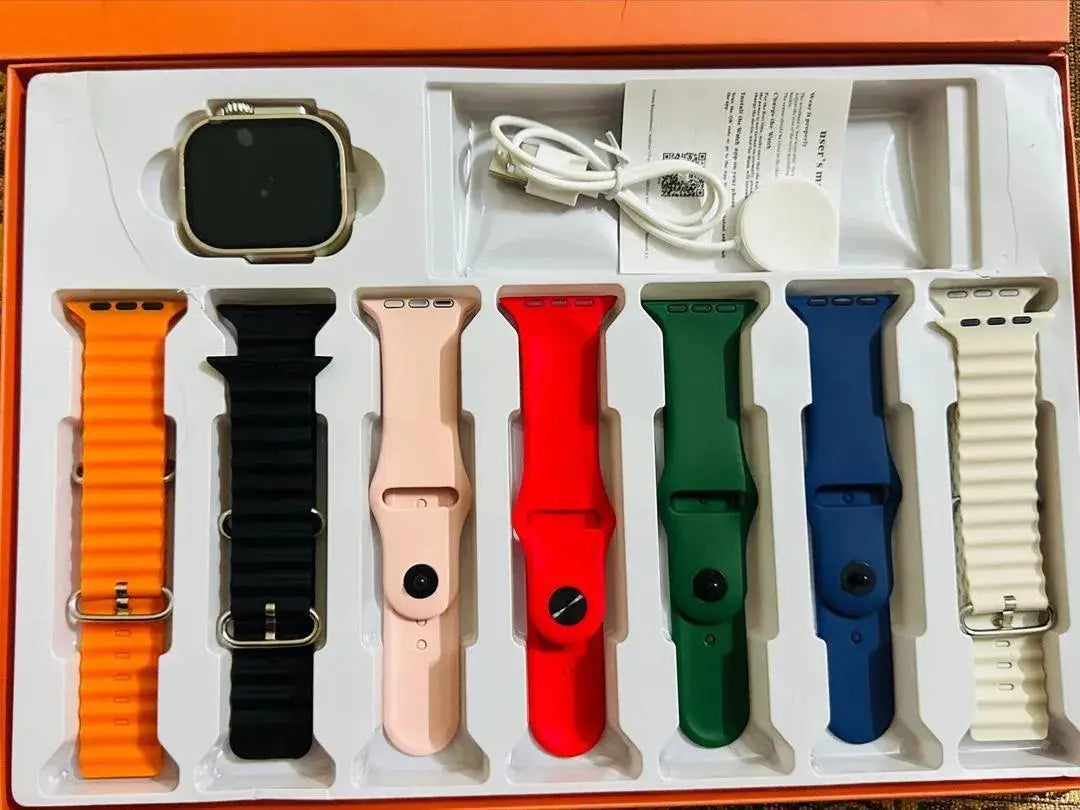 Ultra Smart Watch 7-in-1 – Budget Straps Bundle