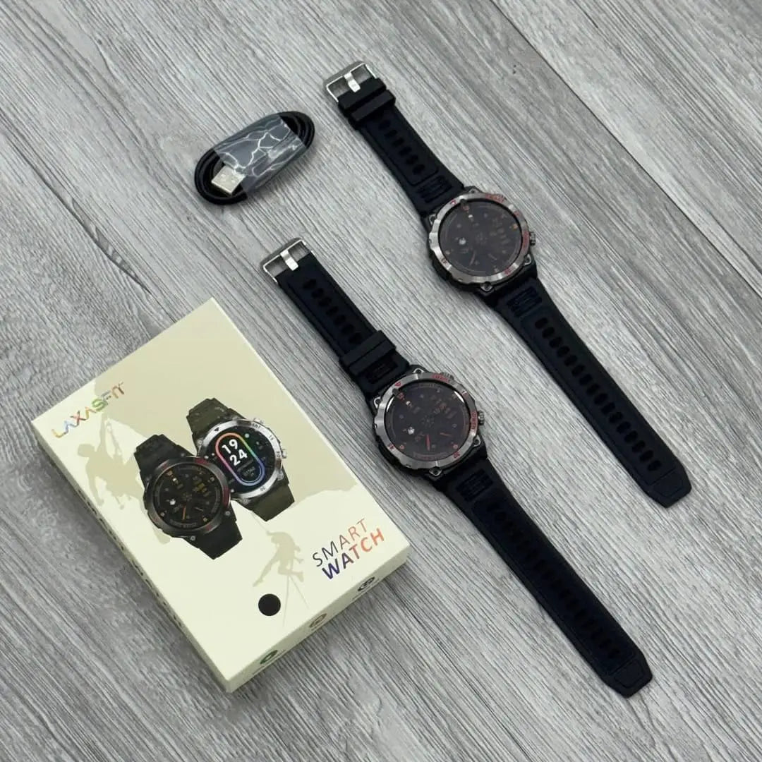 GT11 Rugged Smart Watch – Round Dial, Bluetooth Calling