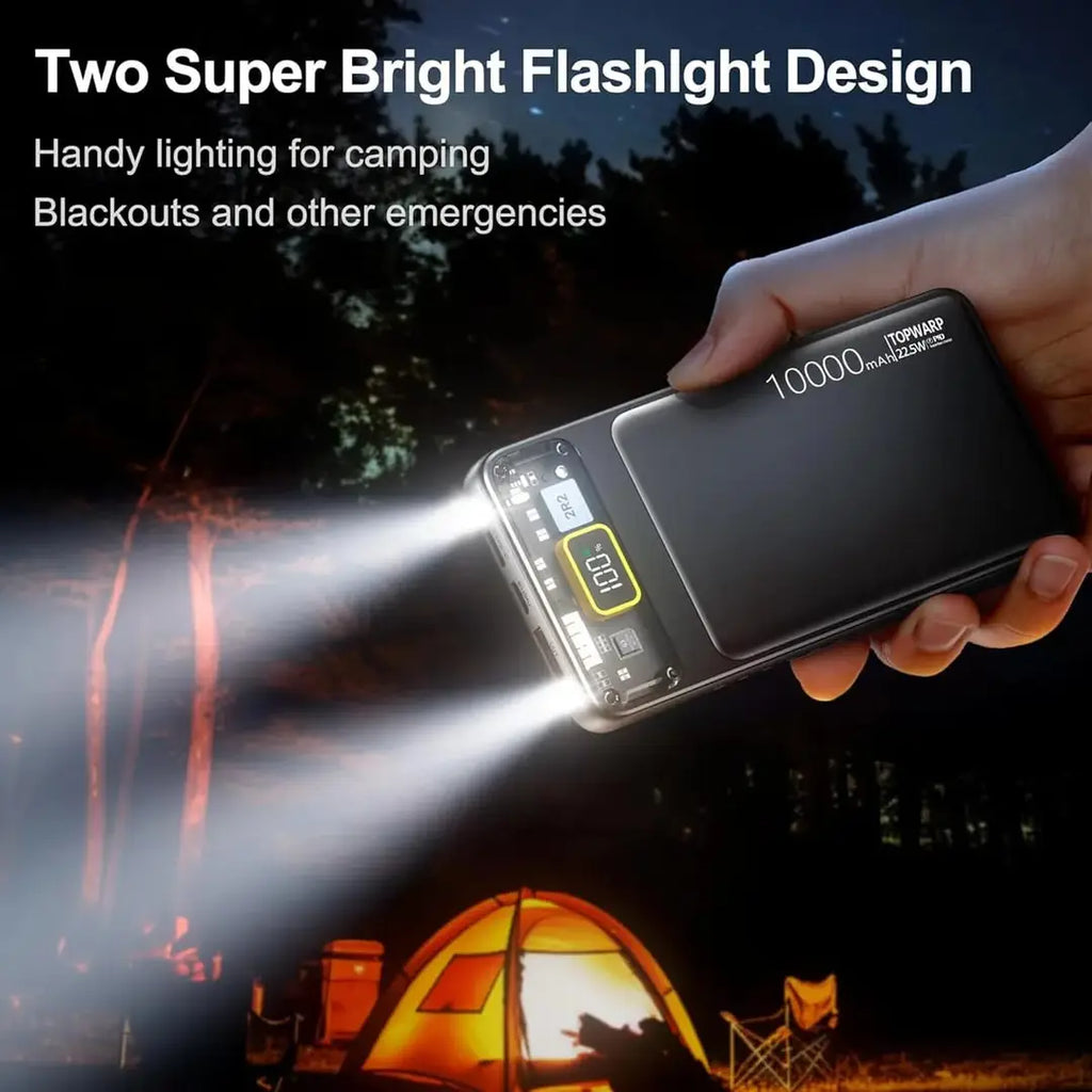 10000mAh Slim Power Bank – 22.5W PD Fast Charging