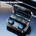 M10 TWS gaming earbuds with LED battery display case
