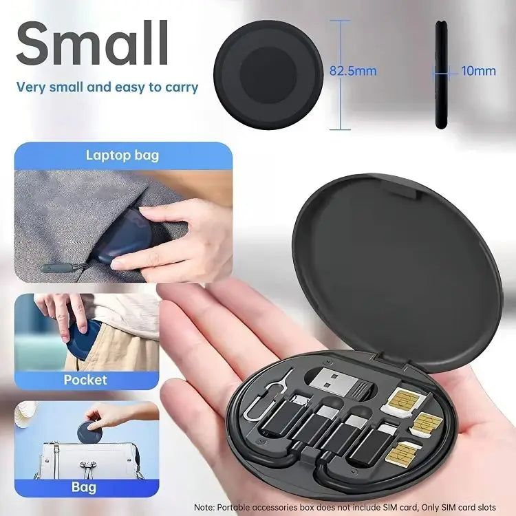 6 in 1 mobile charger accessory product view