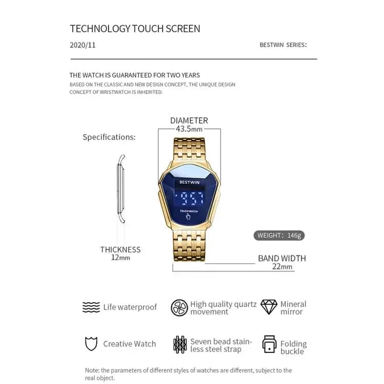 Digital Display Watch for Men
