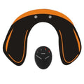 Orange EMS hip trainer for home fitness