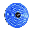 Blue silicone twister disc for home core workout