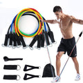Adjustable resistance bands 11 pcs set for home gym