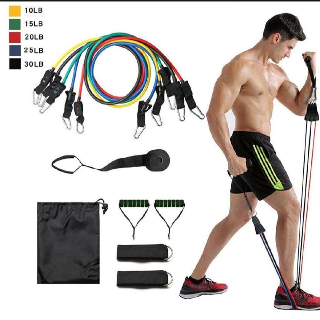 Resistance Bands Set – 11 Pcs Home Gym Kit