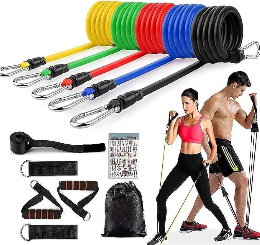Resistance Bands Set – 11 Pcs Home Gym Kit