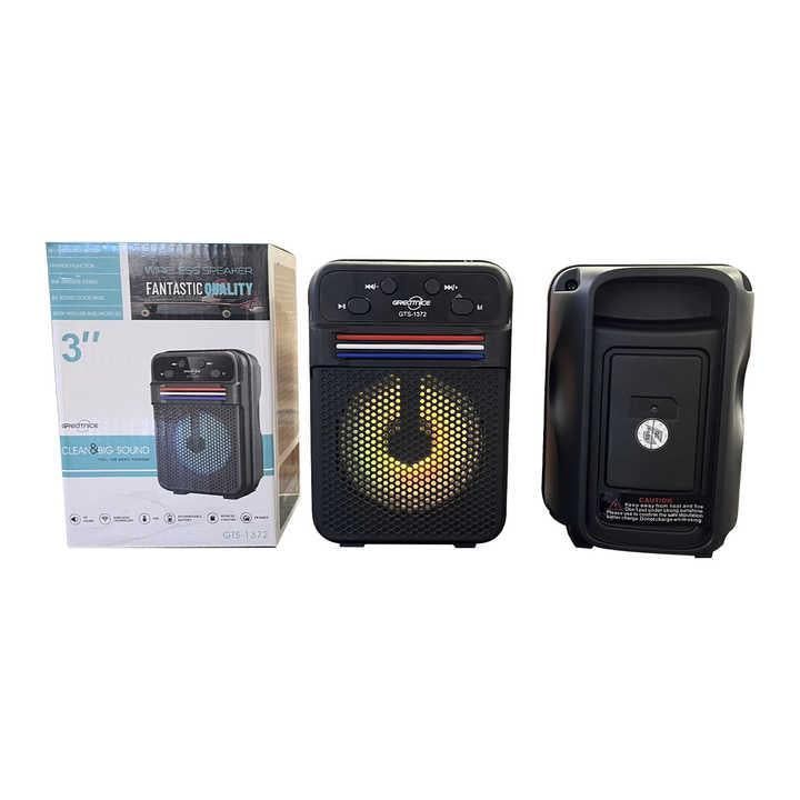 5W Portable Bluetooth Speaker – Long Battery, Black