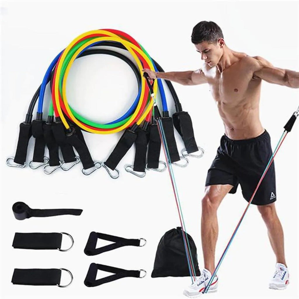 Resistance band set for home workout
