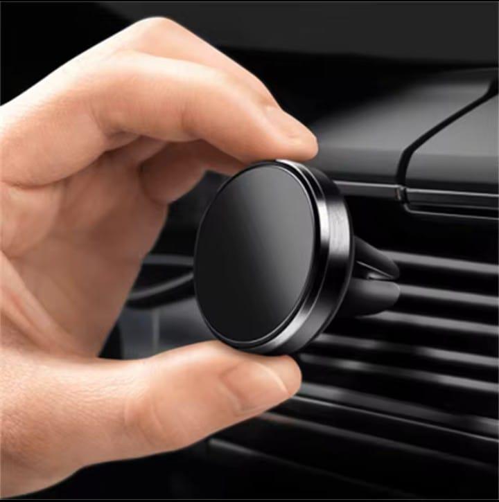 Magnetic Car Phone Holder – 360° Rotatable, Budget