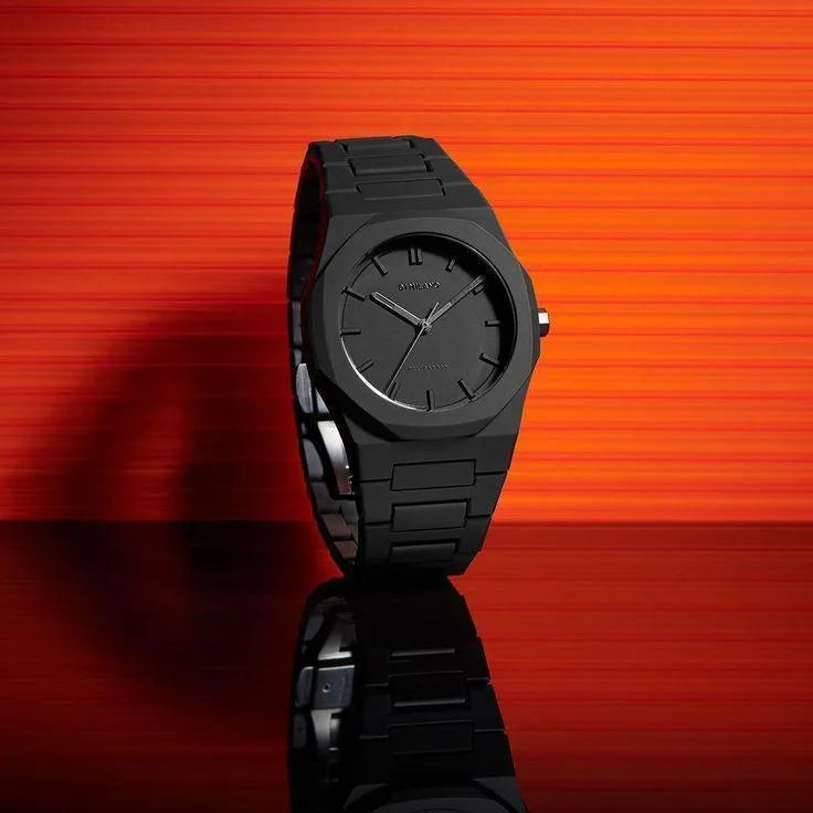 Black Chain Watch for Men