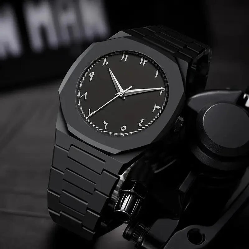 Black Chain Watch for Men