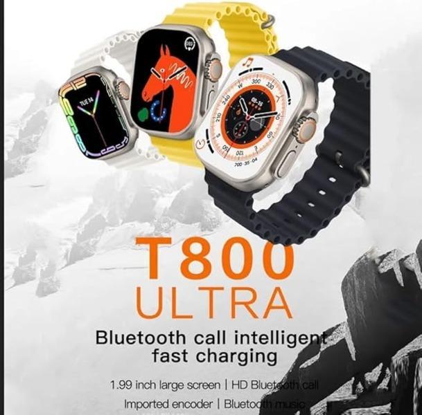 Smartwatch with heart rate monitor and bluetooth