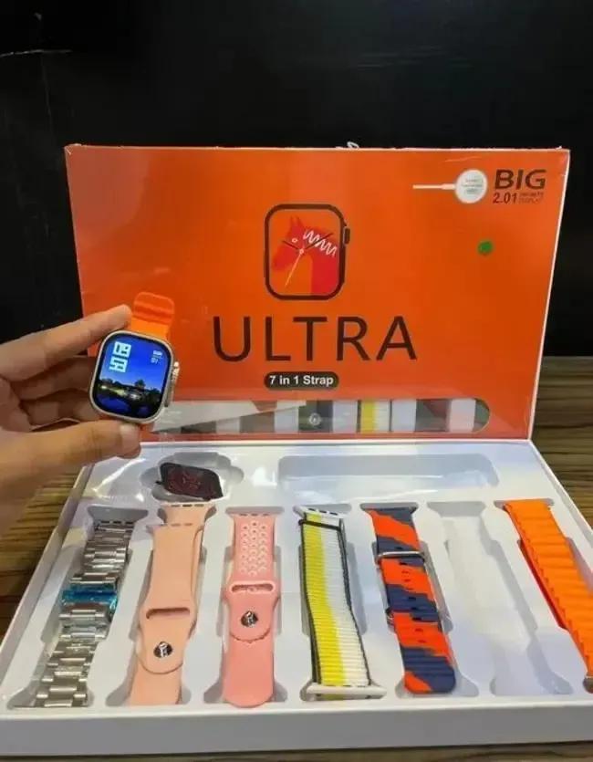 Smart watch gift set with colour straps